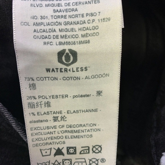 LEVI STRAUSS & CO Gold Slim Fit Men’s Black Jeans Stretch Denim Sz 36x32 - Picture 6 of 11